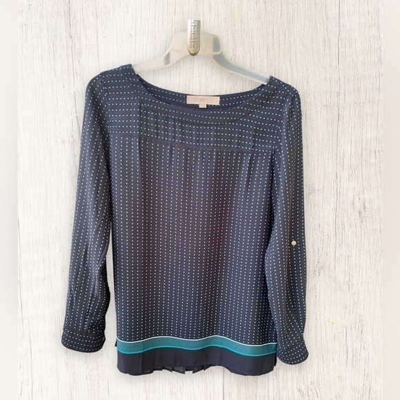 LOFT Semi Sheer Career Summer Blouse Top Lightweight EUC Sz S - Picture 7 of 16